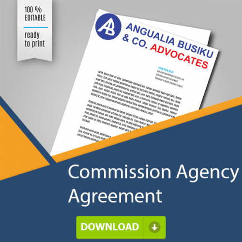 COMMISSION AGENCY AGREEMENT