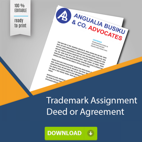 TRADEMARK ASSIGNMENT DEED OR AGREEMENT