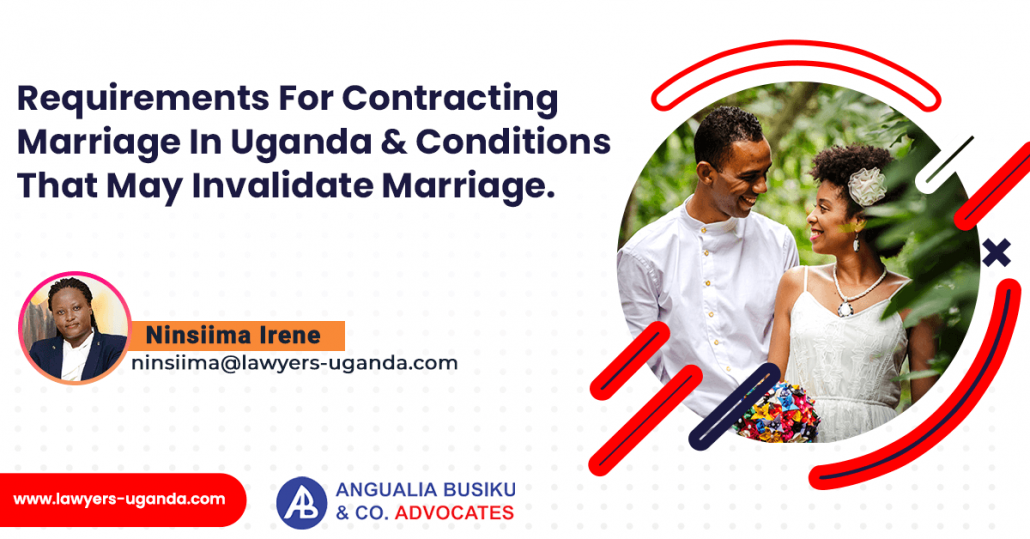 Requirements For Contracting Marriage In Uganda And Conditions That May