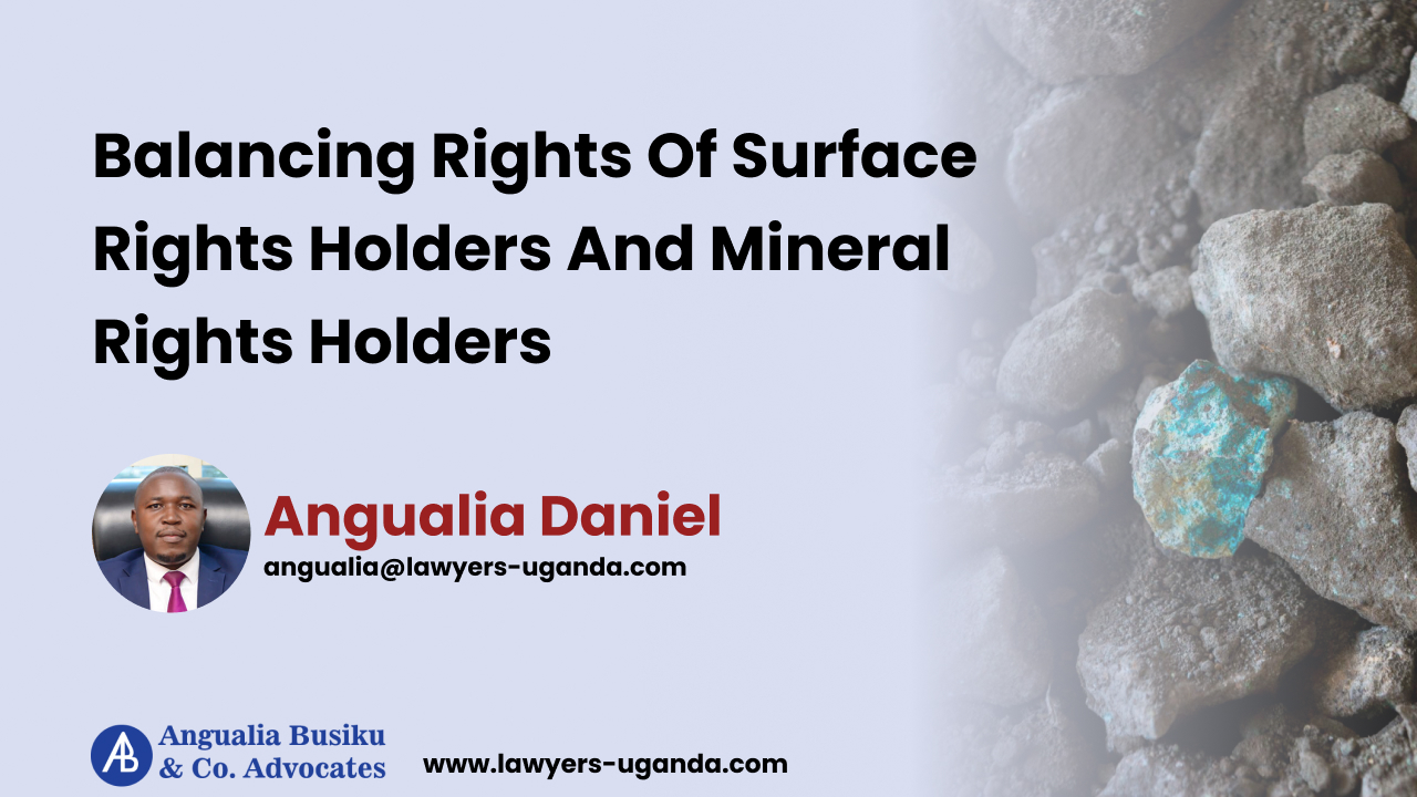 Subsurface Rights Balancing Rights Of Surface Rights Holders And Mineral Rights Holders ...